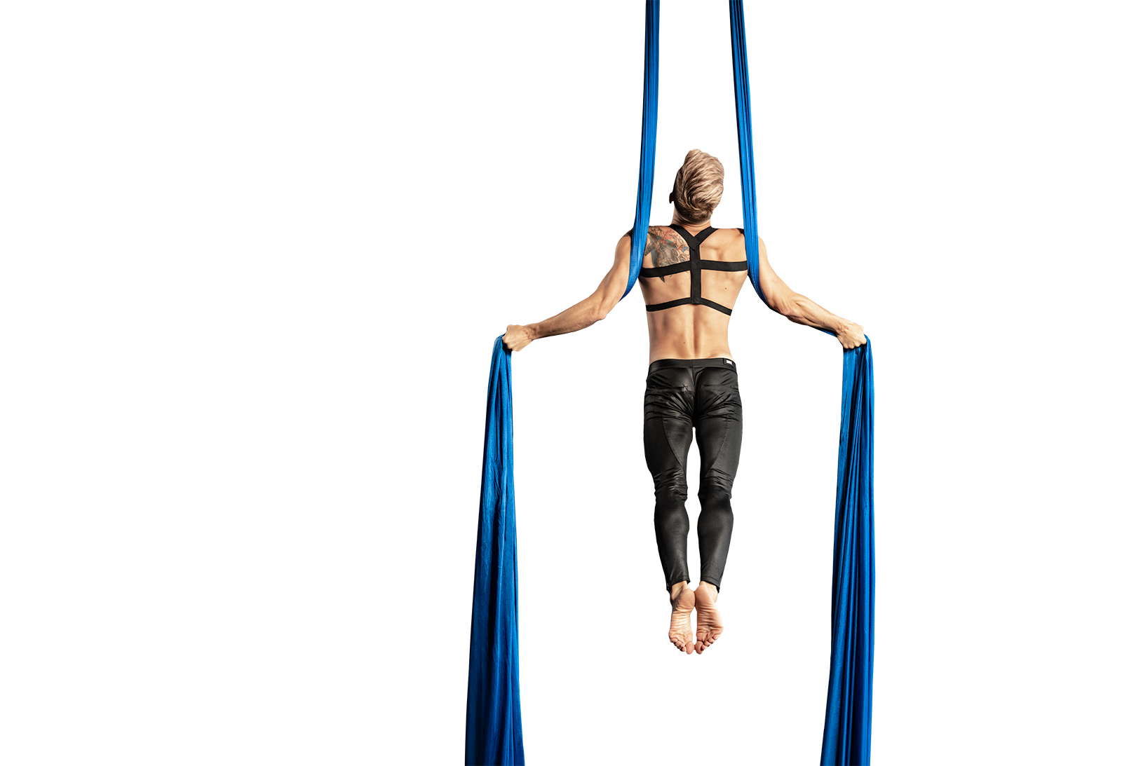 Aerial Performance by Acrobat Toffy